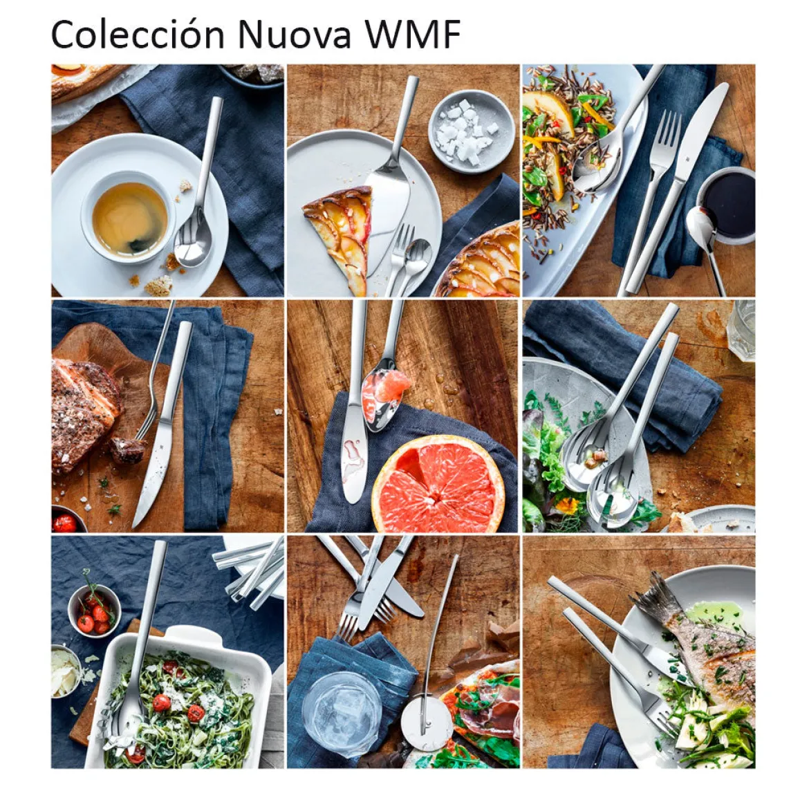 Conjunto 6 cucharas de postre Nuova de WMF