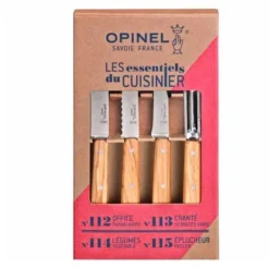 Conjunto cuchillos y pelador Opinel Essentiels