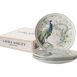 Conjunto de 4 platos cerámicos Belvedere de Laura Ashley