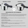 Conjunto olla rápida WMF Perfect Plus 6,5+3L