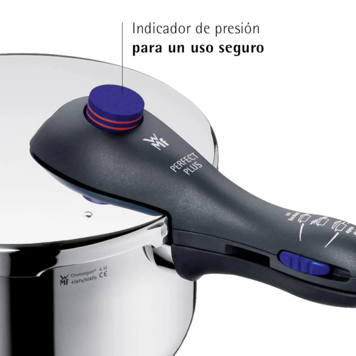 Conjunto olla rápida WMF Perfect Plus 6,5+3L