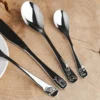 Cubertería de 4 piezas de acero inox Forest Animals Zilverstad