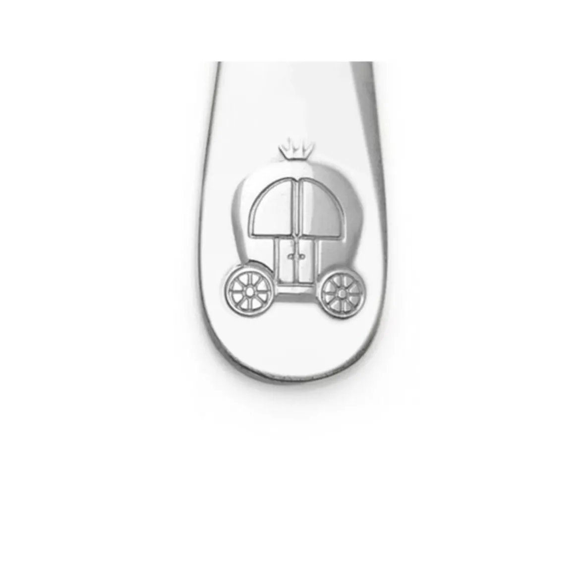 Cubertería de 4 piezas de acero inox Caballeros y Princesas Zilverstad