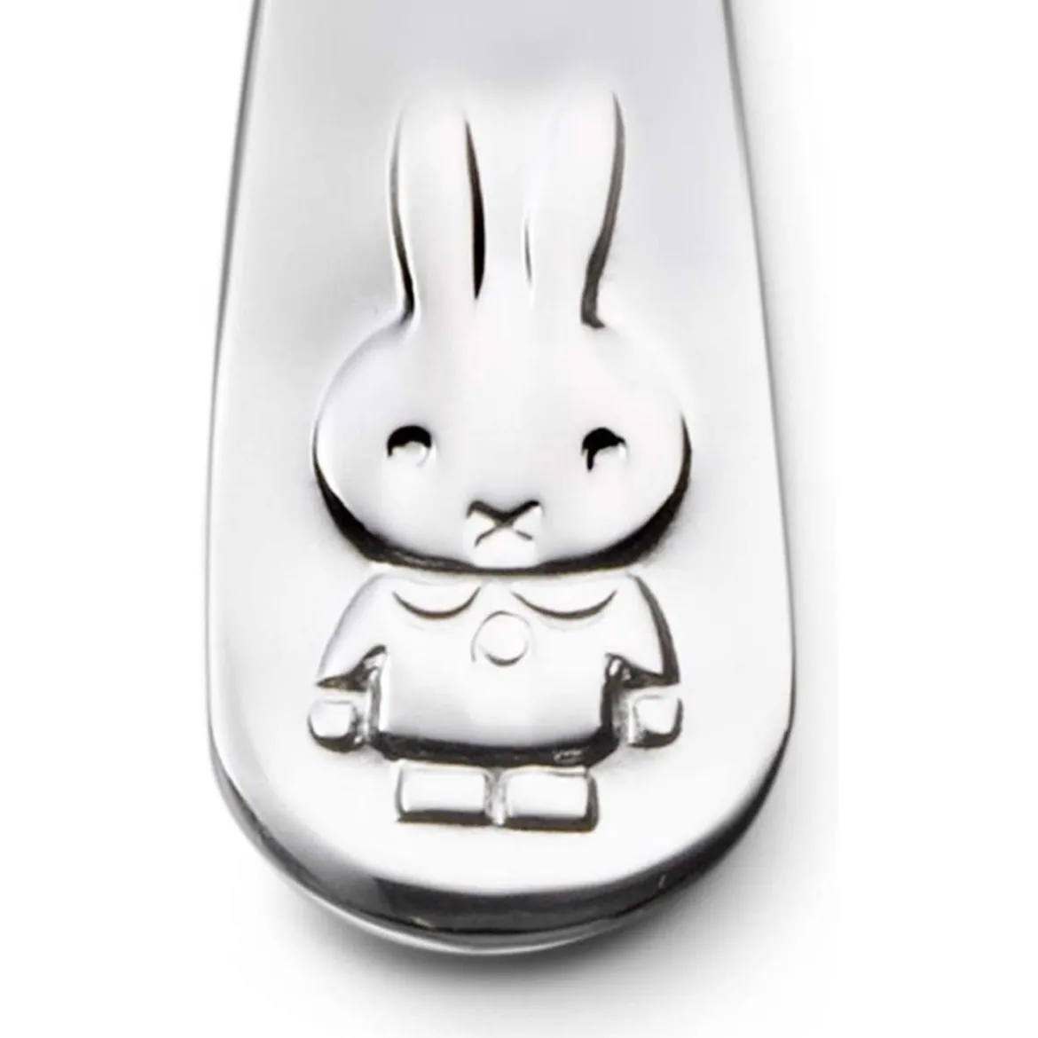 Cubertería de 4 piezas de acero inox Miffy Zilverstad