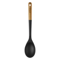 Cuchara de silicona para servir con mango de madera Staub