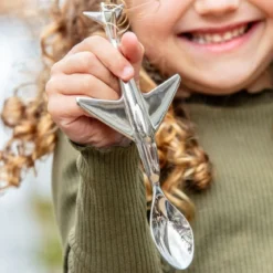 Cuchara infantil en forma de avión Zilverstad