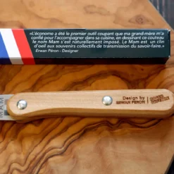 Cuchillo pelador con mango de madera de olivo Roger Orfevre