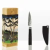 Cuchillos de acero damasco japonés Pakka Damas Kotai