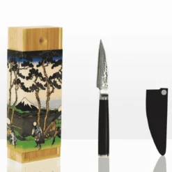 Cuchillos de acero damasco japonés Pakka Damas Kotai