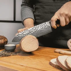 Cuchillos de acero damasco japonés Pakka Damas Kotai
