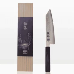 Cuchillos de acero damasco japonés Densho Kotai