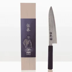 Cuchillos de acero damasco japonés Densho Kotai