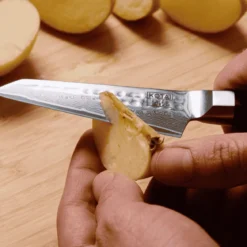 Cuchillos de acero damasco japonés Bunka Damas Kotai