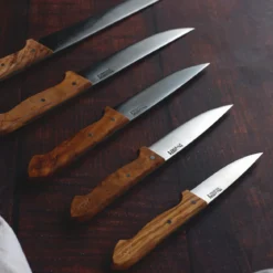 Cuchillos de cocina con mango de olivo Pallarès