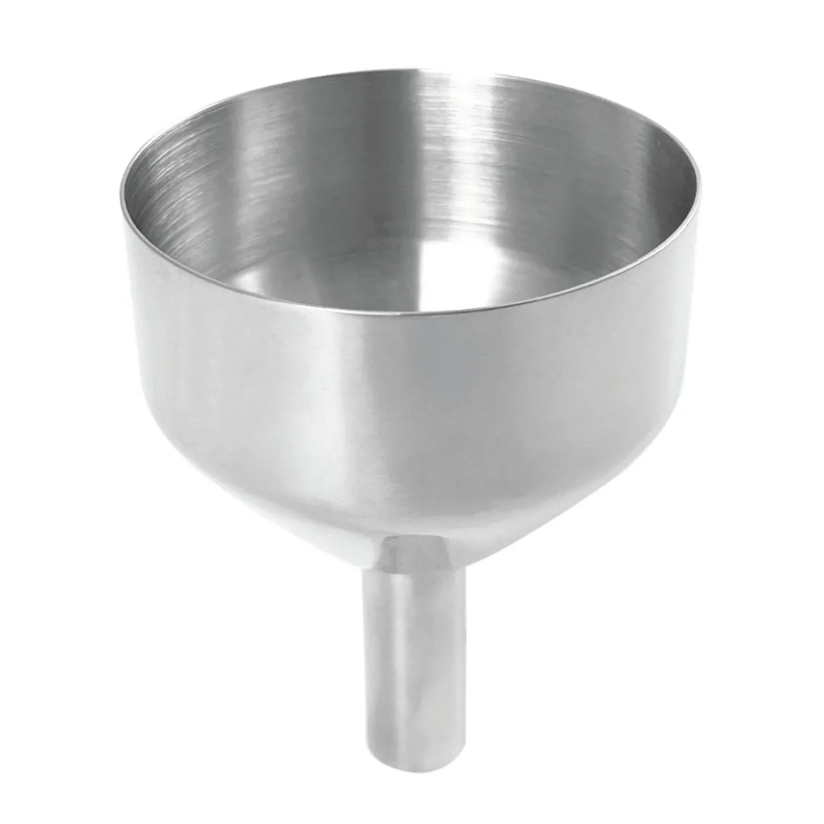 Embudo de acero inoxidable para conservas con adaptadores Cristel