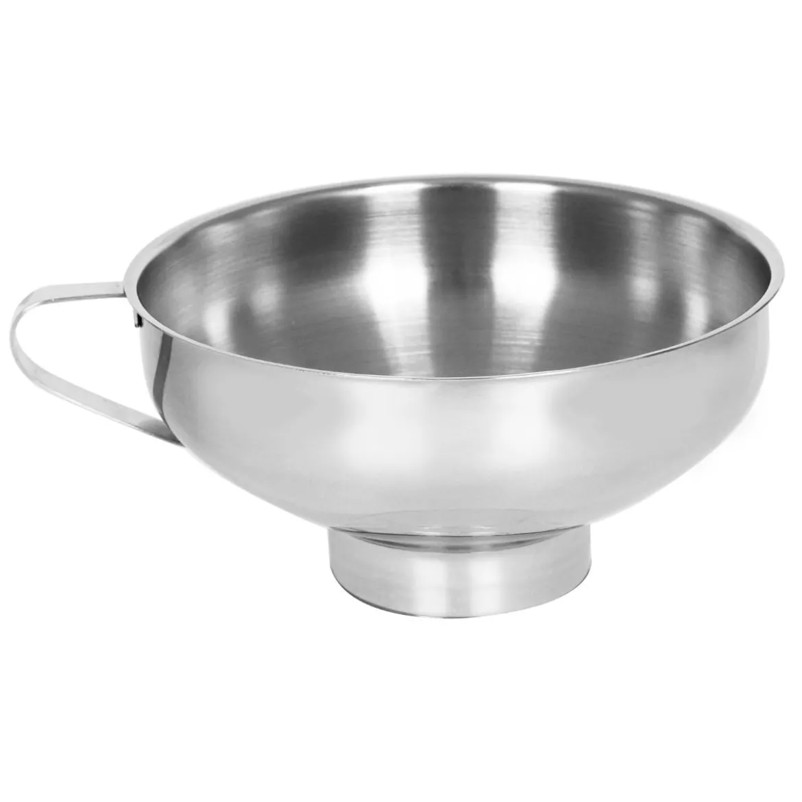 Embudo de acero inoxidable para conservas con adaptadores Cristel