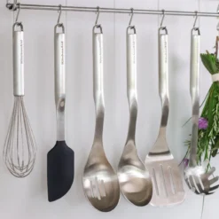Espátula de silicona Premium con mango Acero inoxidable KitchenAid