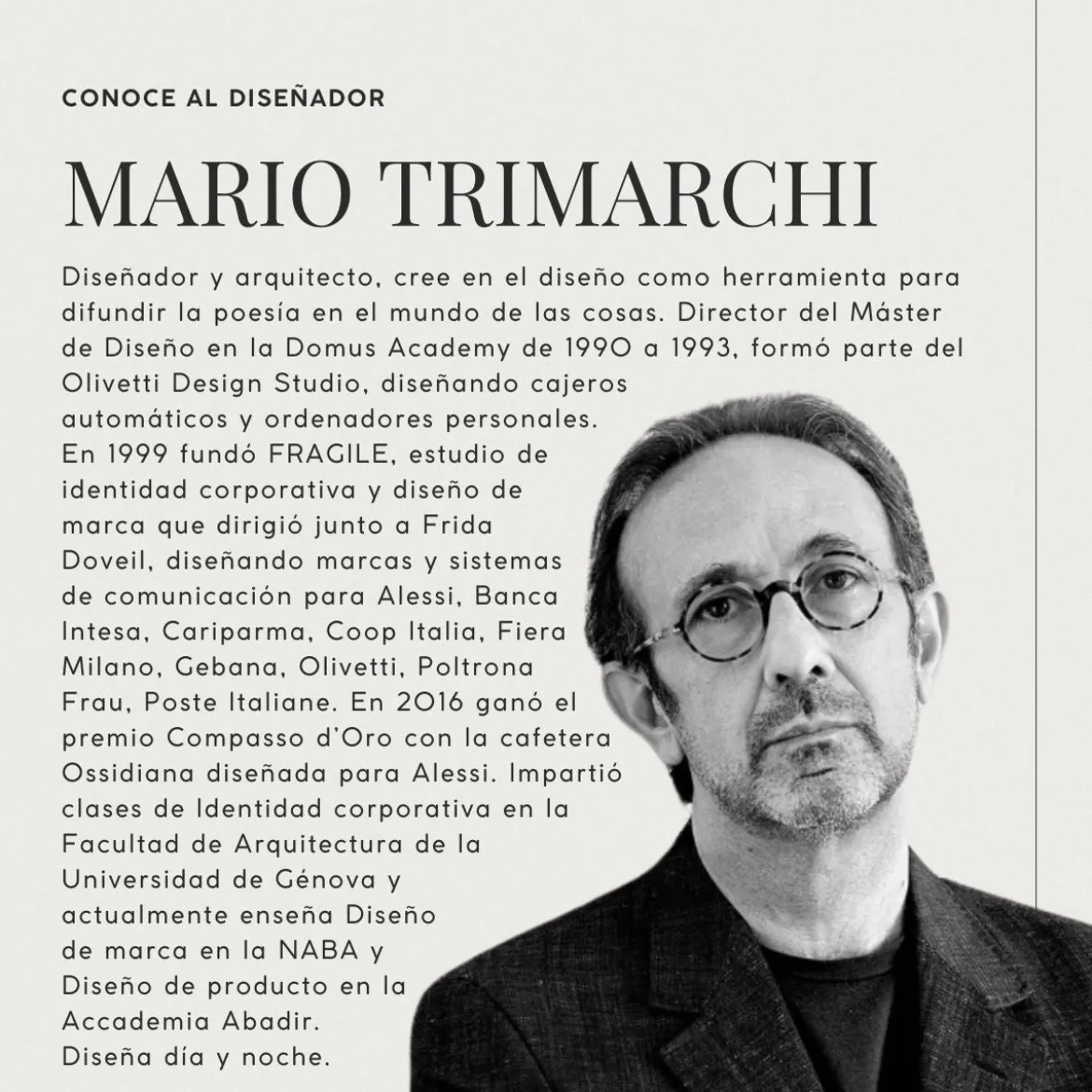 Frutero La Stanza dello Scirocco de acero de Mario Trimarchi Alessi