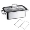 Fuente de cocción rectangular Vitalis WMF (vaporera y rustidera)