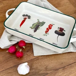 Fuente de horno de gres Vegetables Dexam