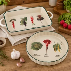 Fuente de horno de gres Vegetables Dexam
