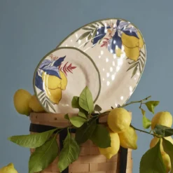 Fuente ovalada para servir de melamina Limù Rose & Tulipani