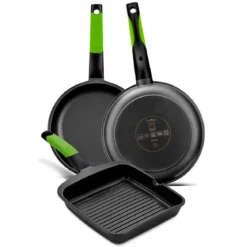 Grill antiadherente con rayas Prior BRA