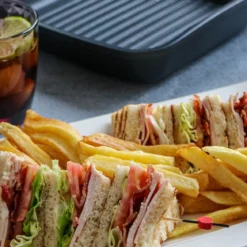 Grill antiadherente con rayas Prior BRA
