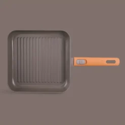Grill con rayas antiadherente con mango desmontable Compac Pro Bra