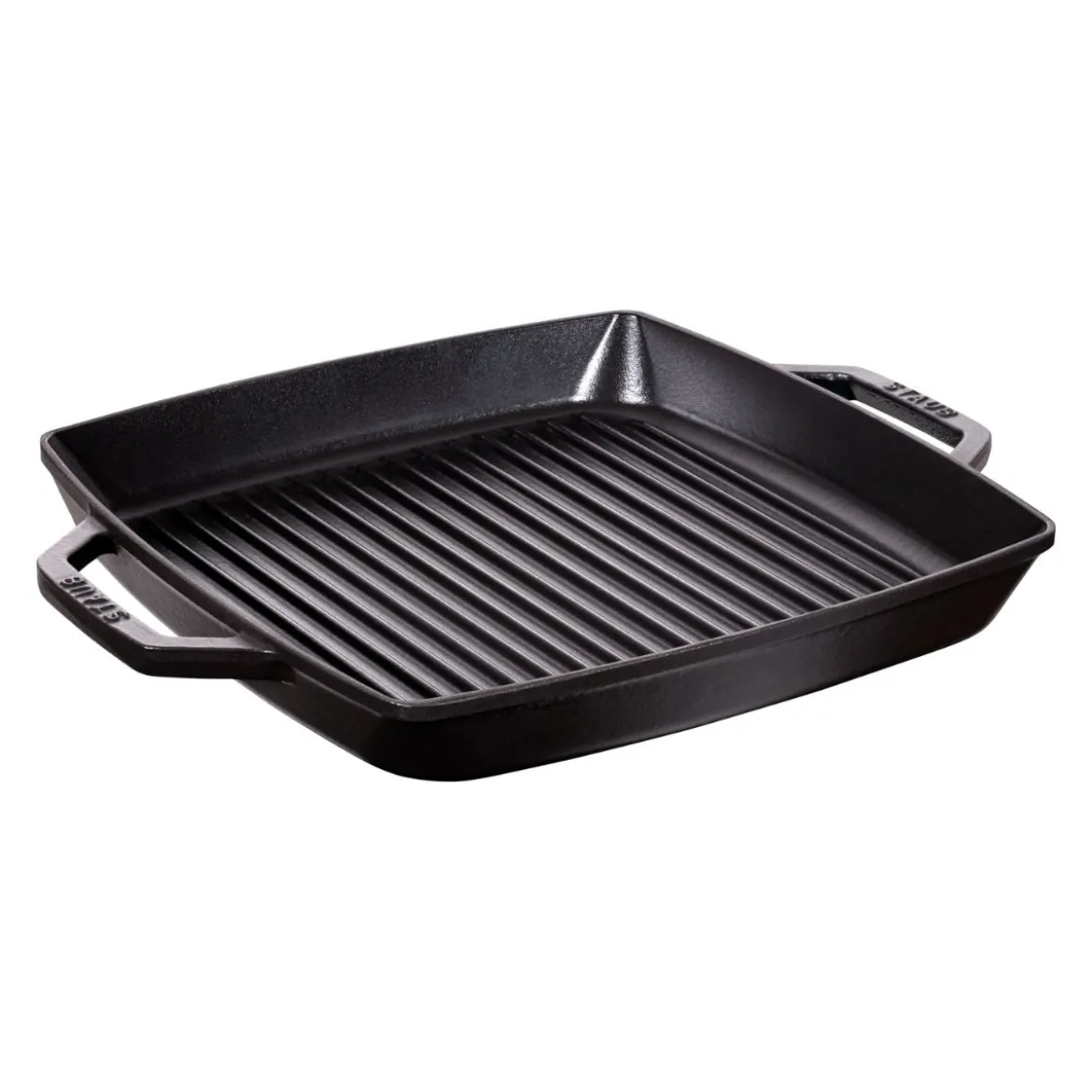 Grill cuadrado de hierro fundido con asas Staub