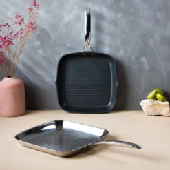 Grill de acero inoxidable 3-Ply Castel'Pro Cristel