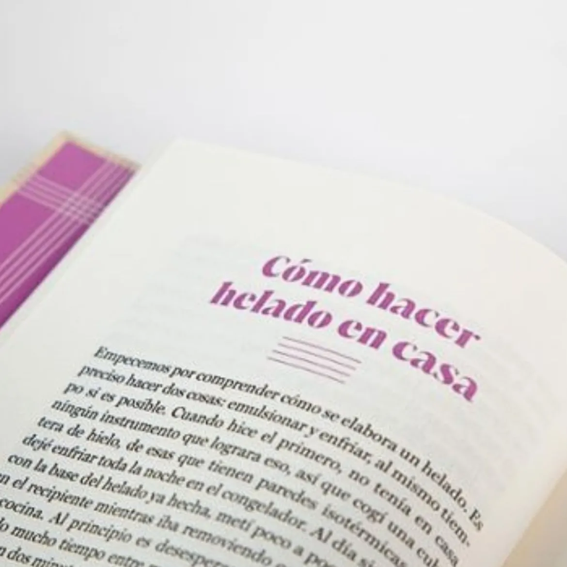 Libro Helados (Mesa y Mantel) de Paula López Montero