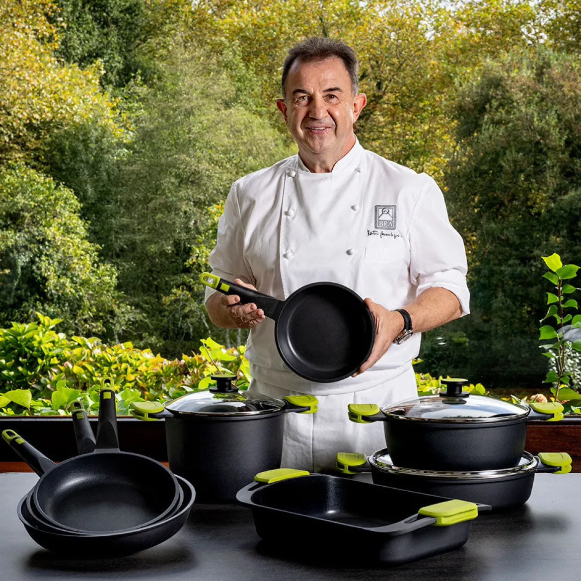 Lote de sartenes antiadherentes Foodie BRA