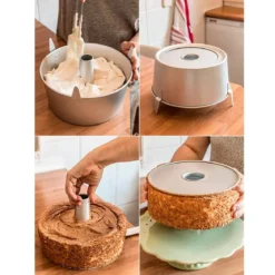 Molde aluminio Angel Food Cake Nordic Ware