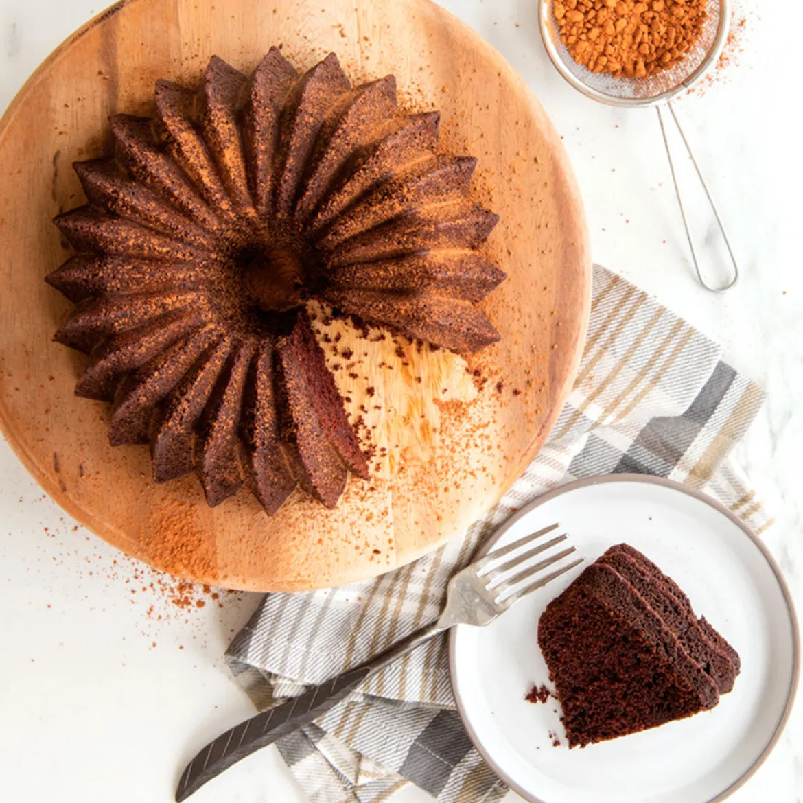 Molde aluminio Brilliance Bundt Nordic Ware