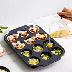 Molde antiadherente cerámico para magdalenas Bistro GreenPan