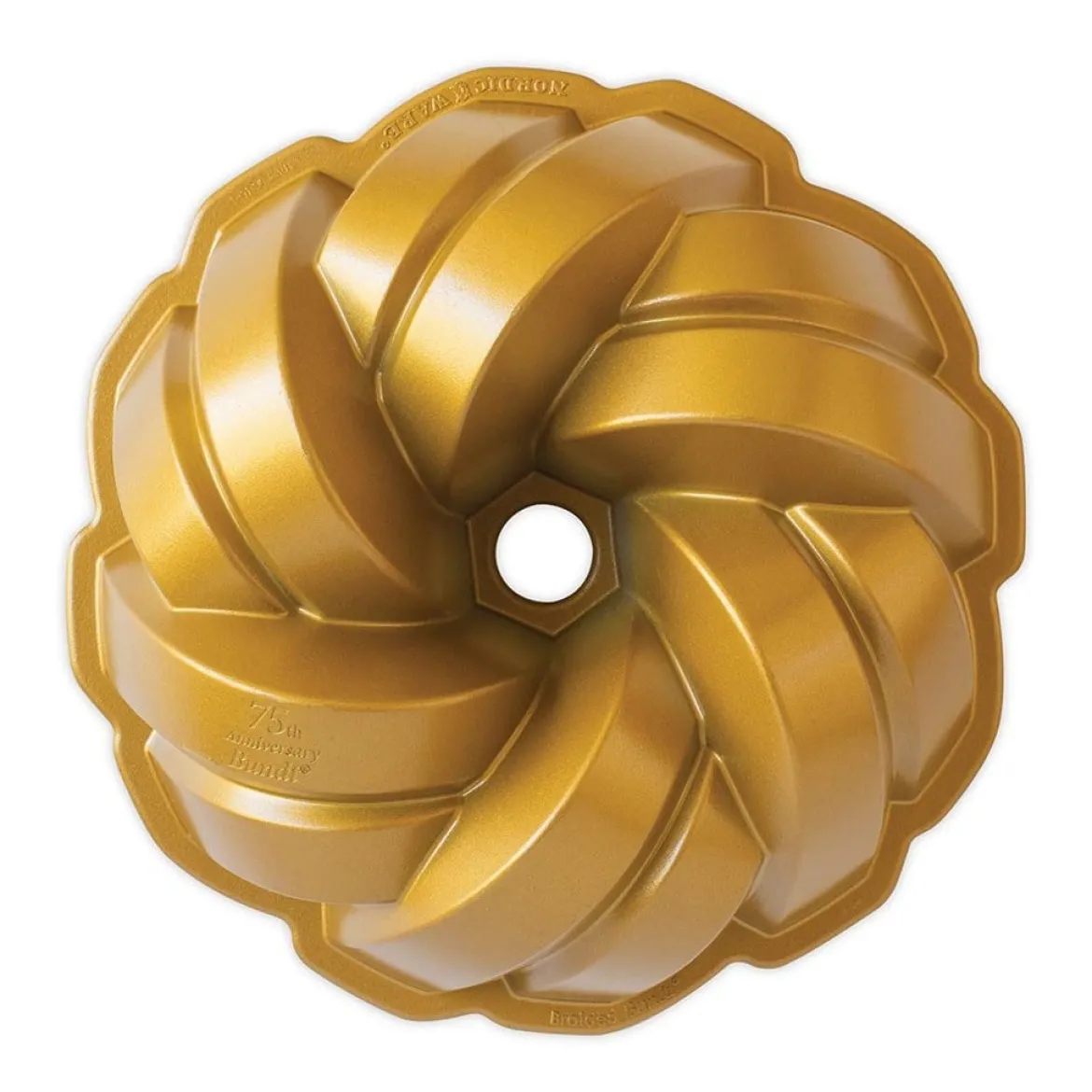 Molde Braided Bundt Pan Nordic Ware 75º Aniversario