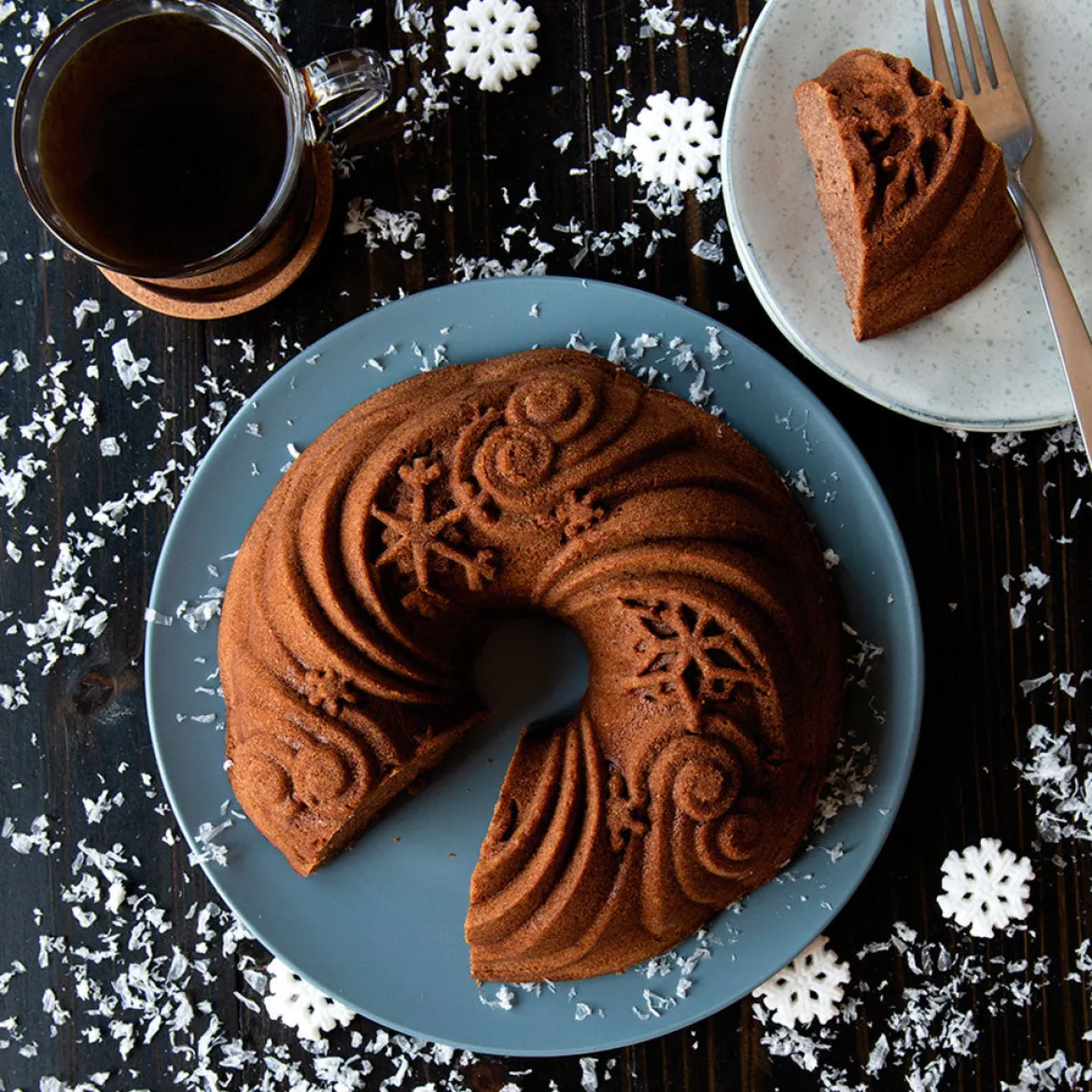 Molde bundt Let it Snow de Nordic Ware
