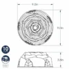 Molde Bundt Rose Nordic Ware