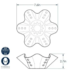 Molde para tortillas onduladas Nordic Ware
