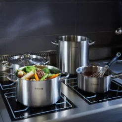 Olla baja de acero inoxidable Prim Appety de De Buyer