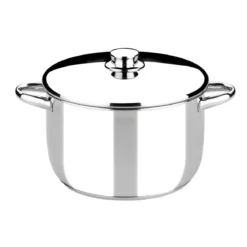Olla de acero de 2 a 12L con tapa inox Optima Monix