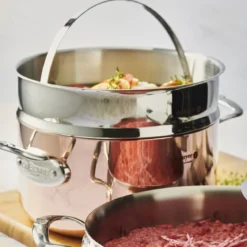 Olla de cobre Inocuivre con asas de inox De Buyer