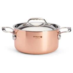 Olla de cobre Inocuivre con asas de inox De Buyer