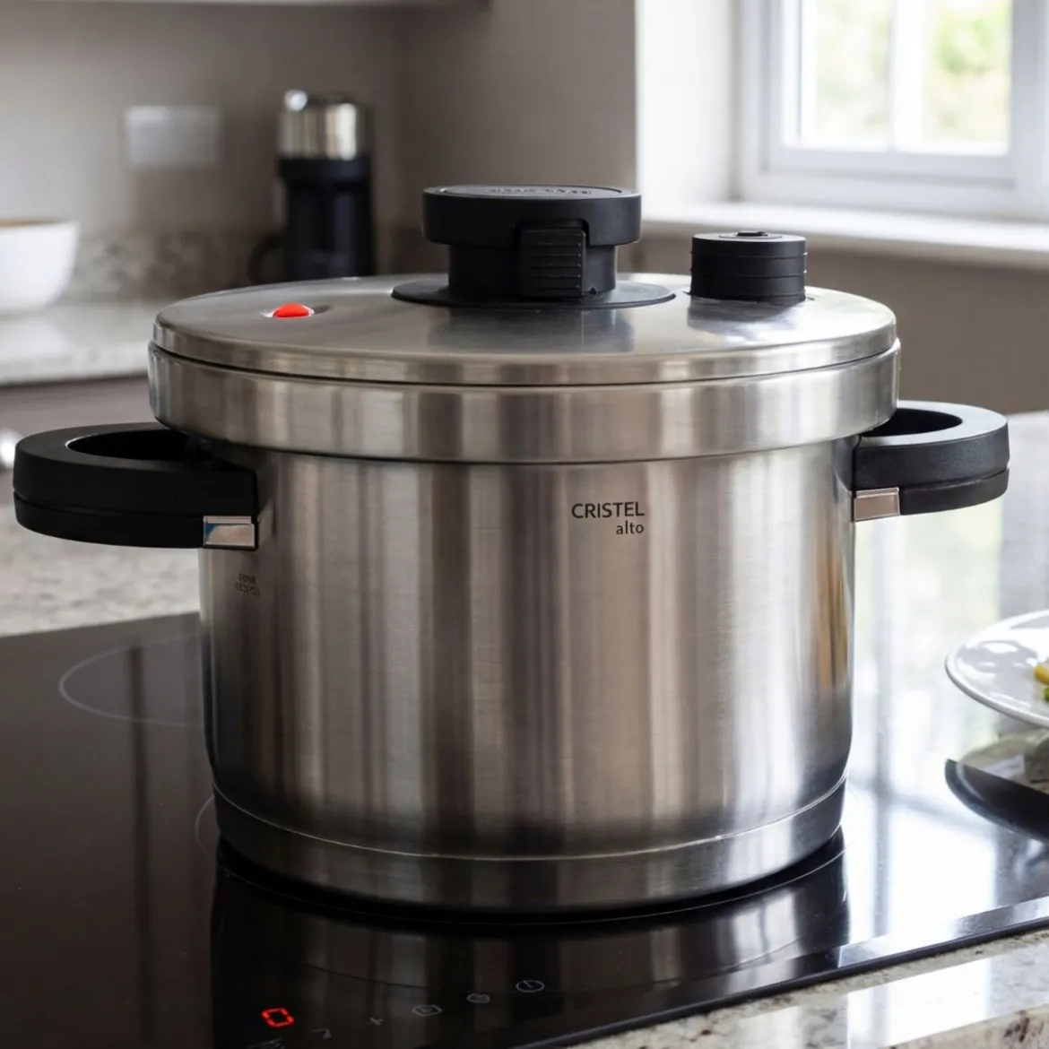 Olla rápida de acero inox Alto Cristel