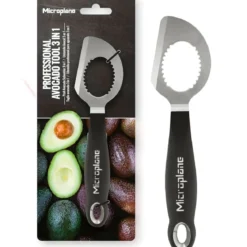 Pack amantes del aguacate: Abridor de aguacates Microplane + Tapas Food Huggers