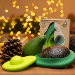 Pack amantes del aguacate: Abridor de aguacates Microplane + Tapas Food Huggers