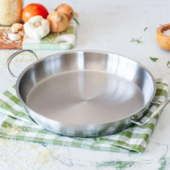 Paellera de acero inoxidable Profesional Bra