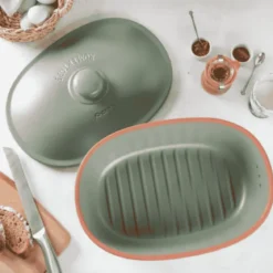 Panera ovalada de terracota Römertopf