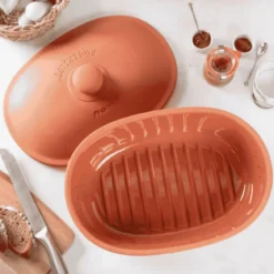 Panera ovalada de terracota Römertopf